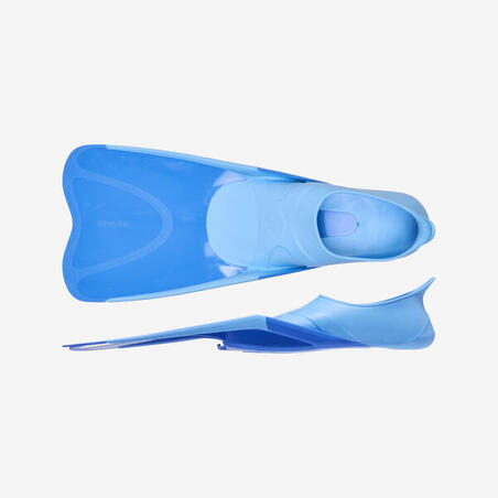 Ласти дитячі FF 100 для снорклінгу короткі сині