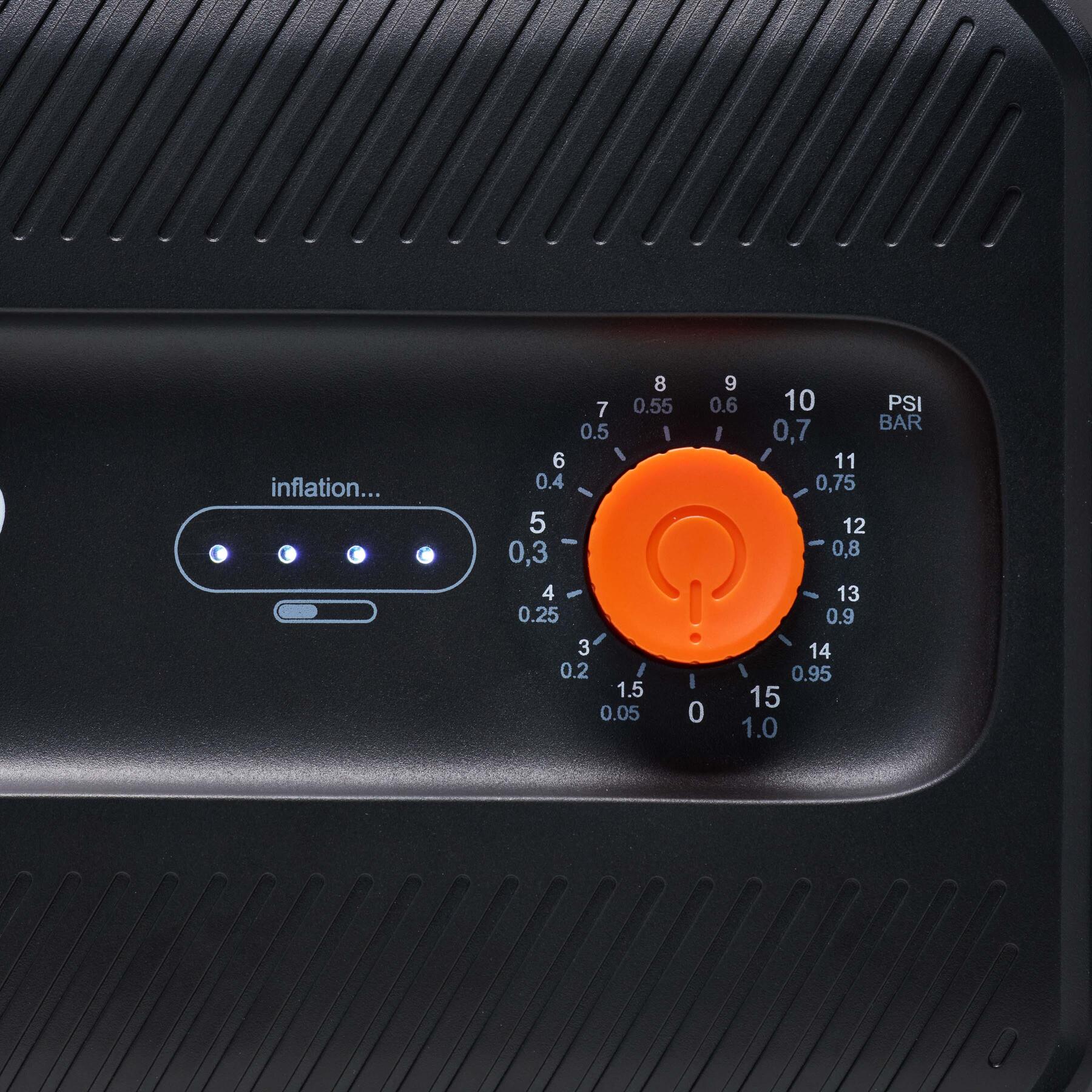 TRIBORD-POMPE ELECTRIQUE 0-15 PSI 13,8V-10A (PRISE 12V) POUR STAND UP PADDLE ET KAYAK