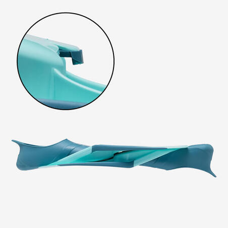 Ласти дитячі FF 100 короткі світло-зелені