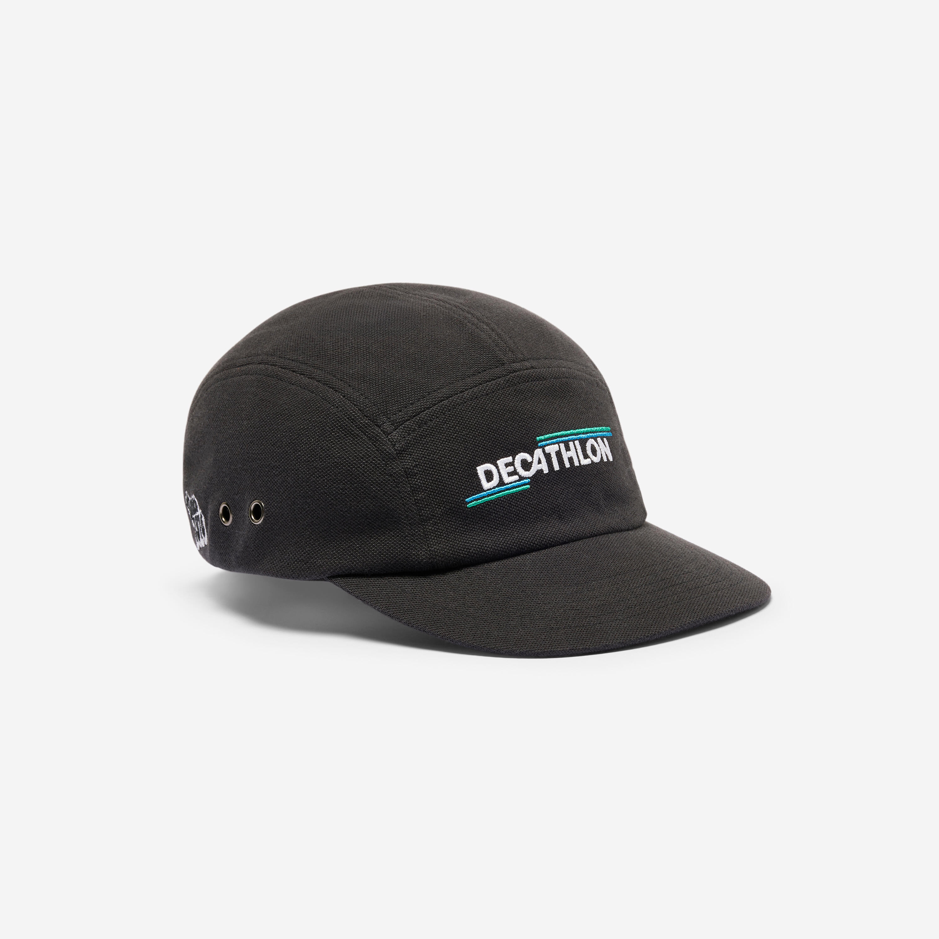 SKATEBOARD CAP, CAP900 5 PANEL "SINCE 1976" COLLECTION BLACK