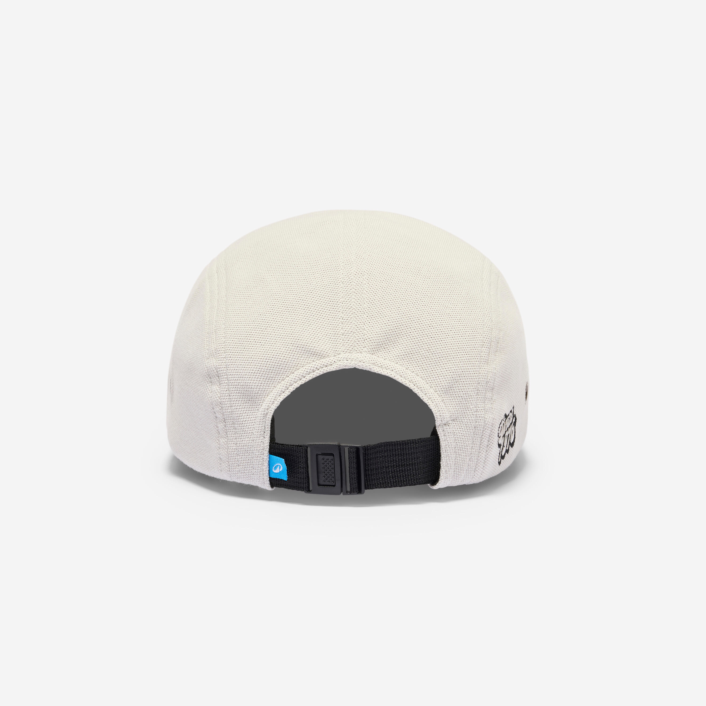 CASQUETTE DE SKATEBOARD, CAP900 5 PANNEAUX COLLECTION "SINCE 1976" BEIGE 7/11