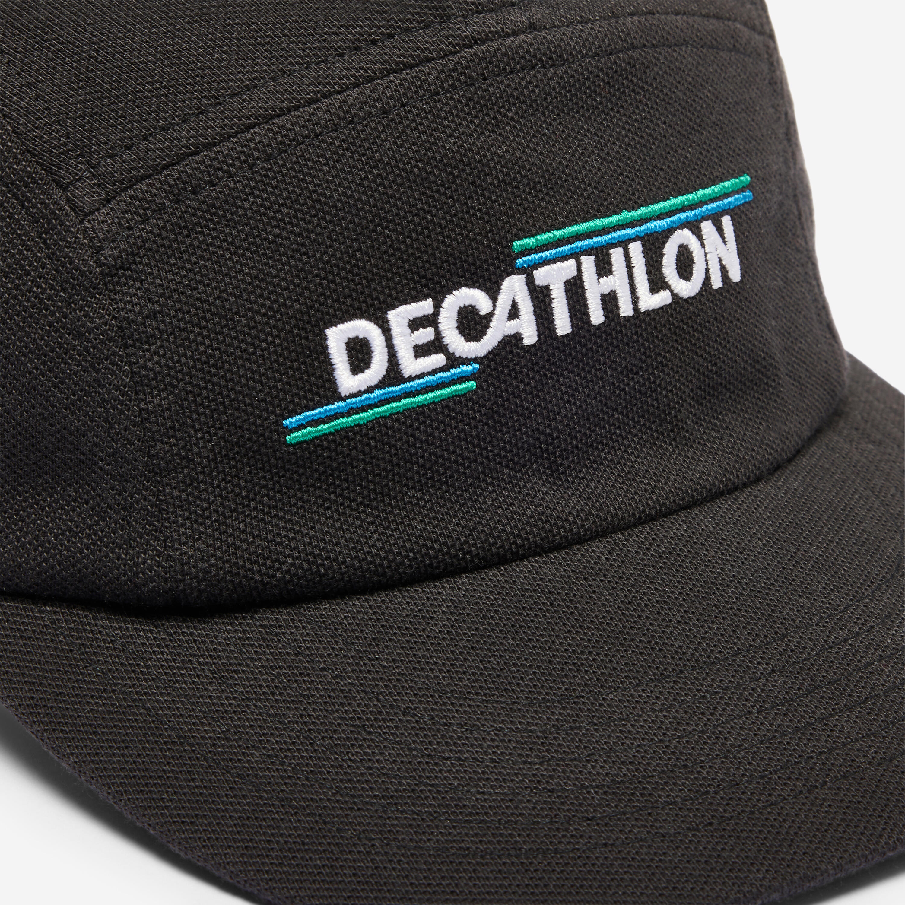 CASQUETTE DE SKATEBOARD, CAP900 5 PANNEAUX COLLECTION "SINCE 1976" NOIRE 5/12