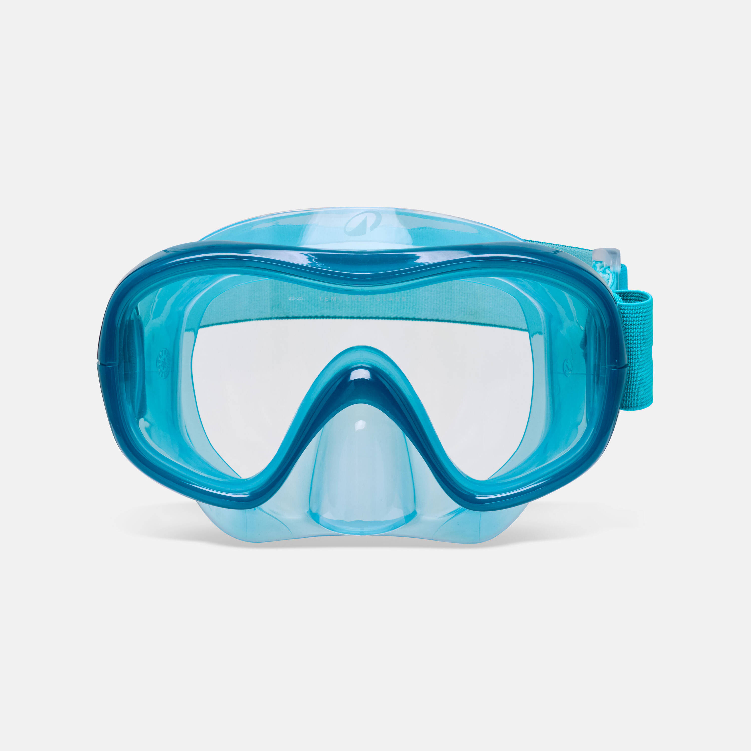 Diving anti-fog mask, 100 Mono Comfort Turquoise -  4