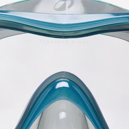 Маска для дайвінгу 100 з протитуманним покриттям сіра