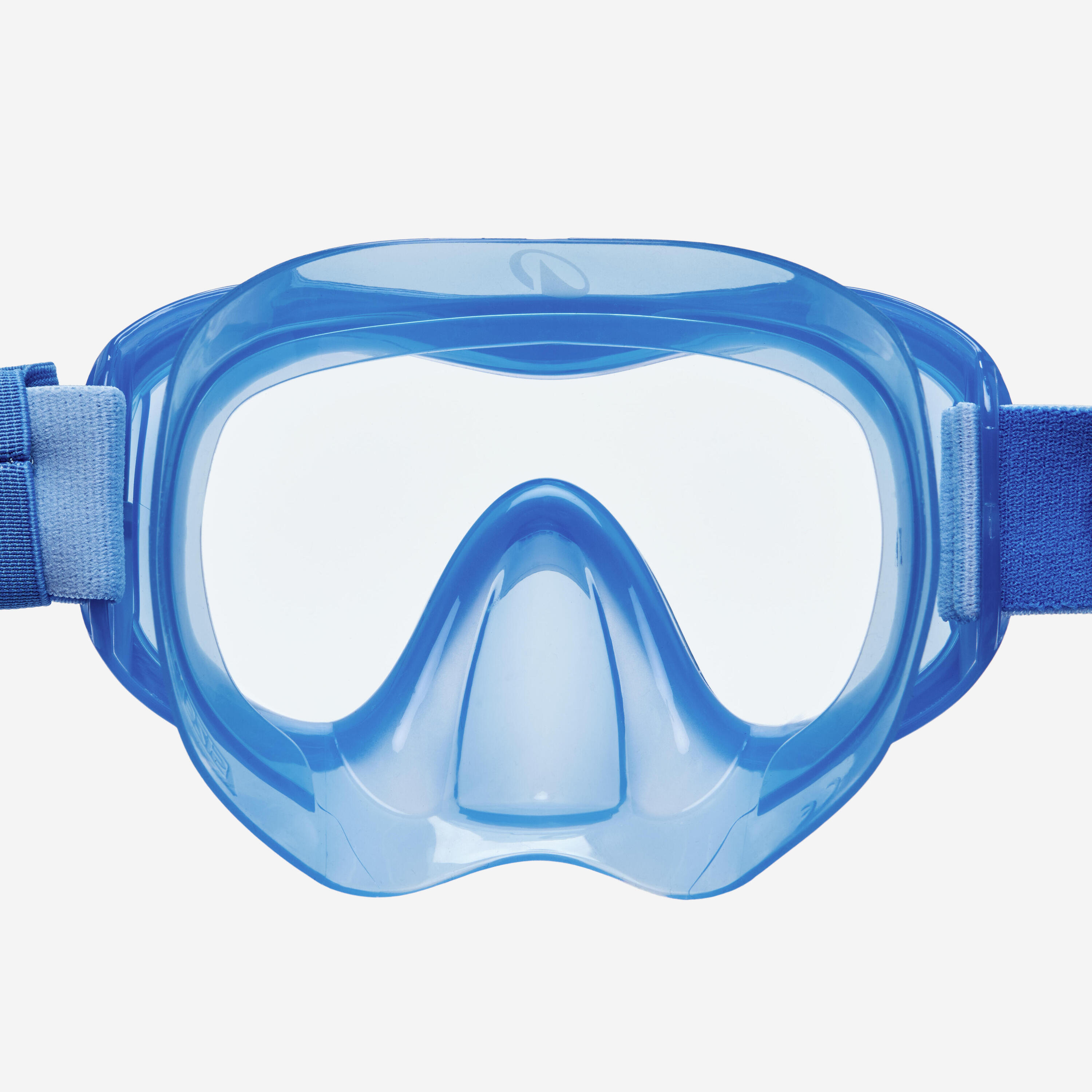 Masque plongée ANTI-BUÉE enfant, 100 confort Bleu 5/6