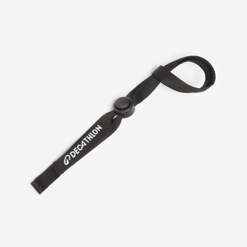 Coardă labe înot bodyboard ușoară cu șireturi 500 Fin leash light Gri