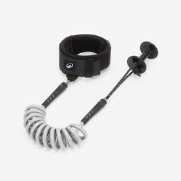 Leash de bodyboard poignet et biceps, 500 noir