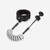 Leash de bodyboard poignet et biceps, 500 noir