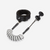 Leash de bodyboard poignet et biceps, 500 noir