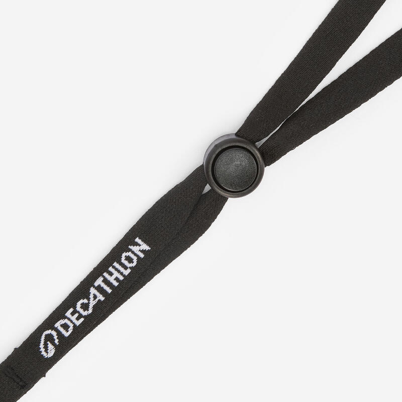 Coardă labe înot bodyboard ușoară cu șireturi 500 Fin leash light Gri