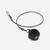 Leash bodyboard, 100 noir