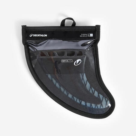 Плавники для серфборда 900 з кріпленням Futures 3 шт. чорні