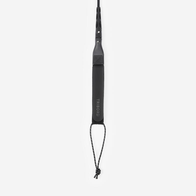 Coardă surf 7' 900 - Diametru 6mm Negru fumuriu