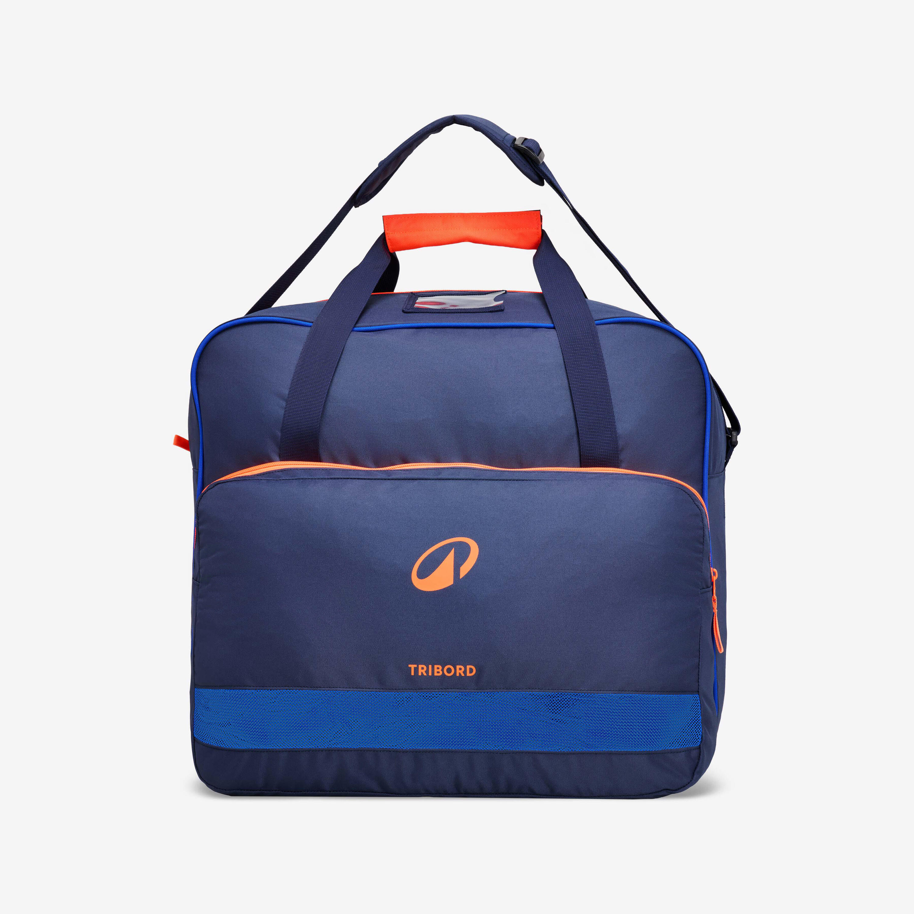 Sporttasche Wasserball 60 l - blau/neonorange 3/6