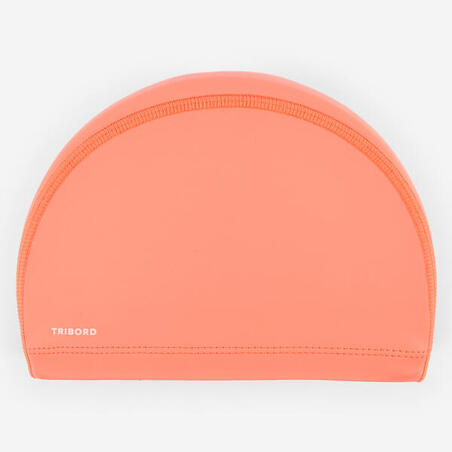 Шапочка для плавання текстильна з покриттям розмір S рожева