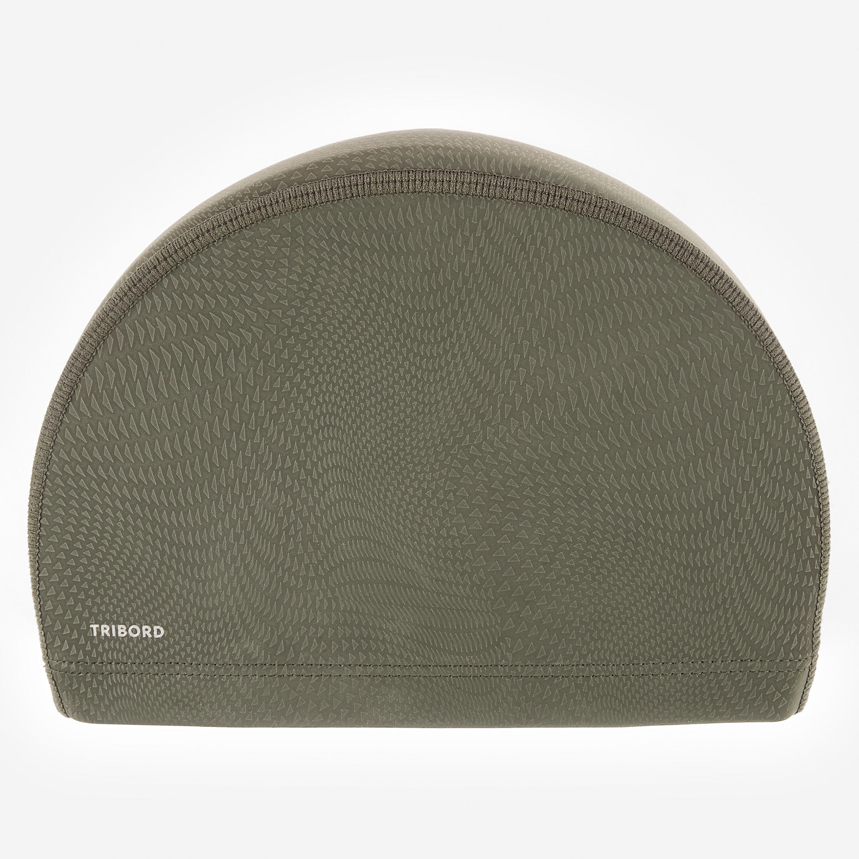 Cuffia piscina tessuto rivestito silicone M verde 2/2