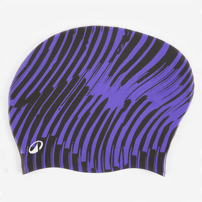 Cuffia silicone capelli lunghi lilla