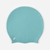 Bonnet de bain silicone pour cheveux volumineux, turquoise