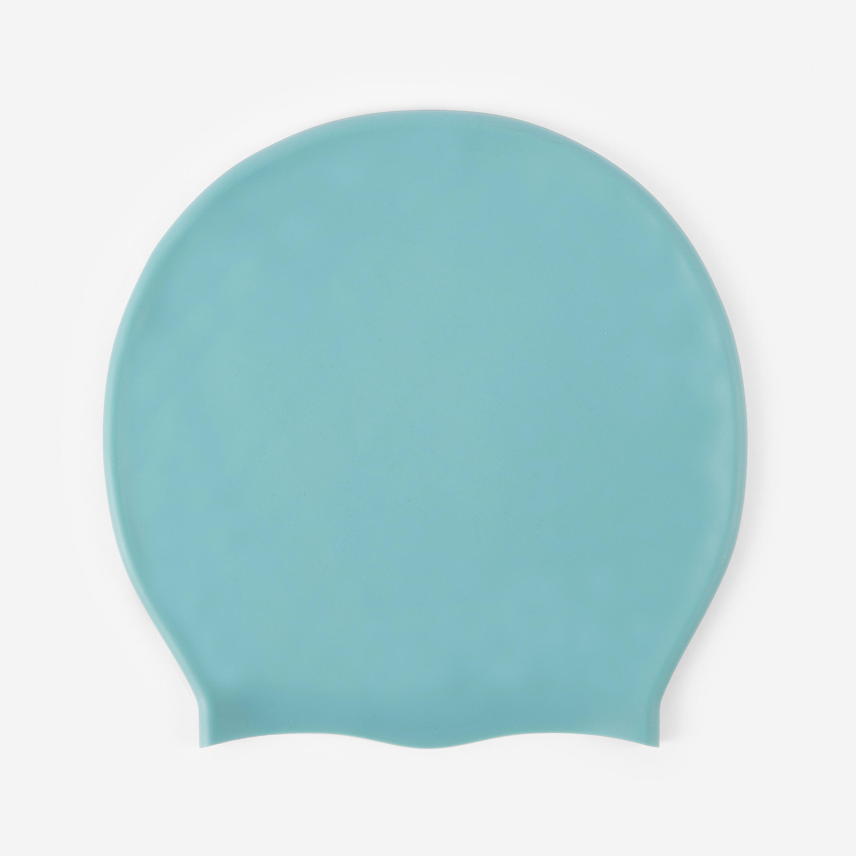 Bonnet de bain silicone pour cheveux volumineux, turquoise 3/6