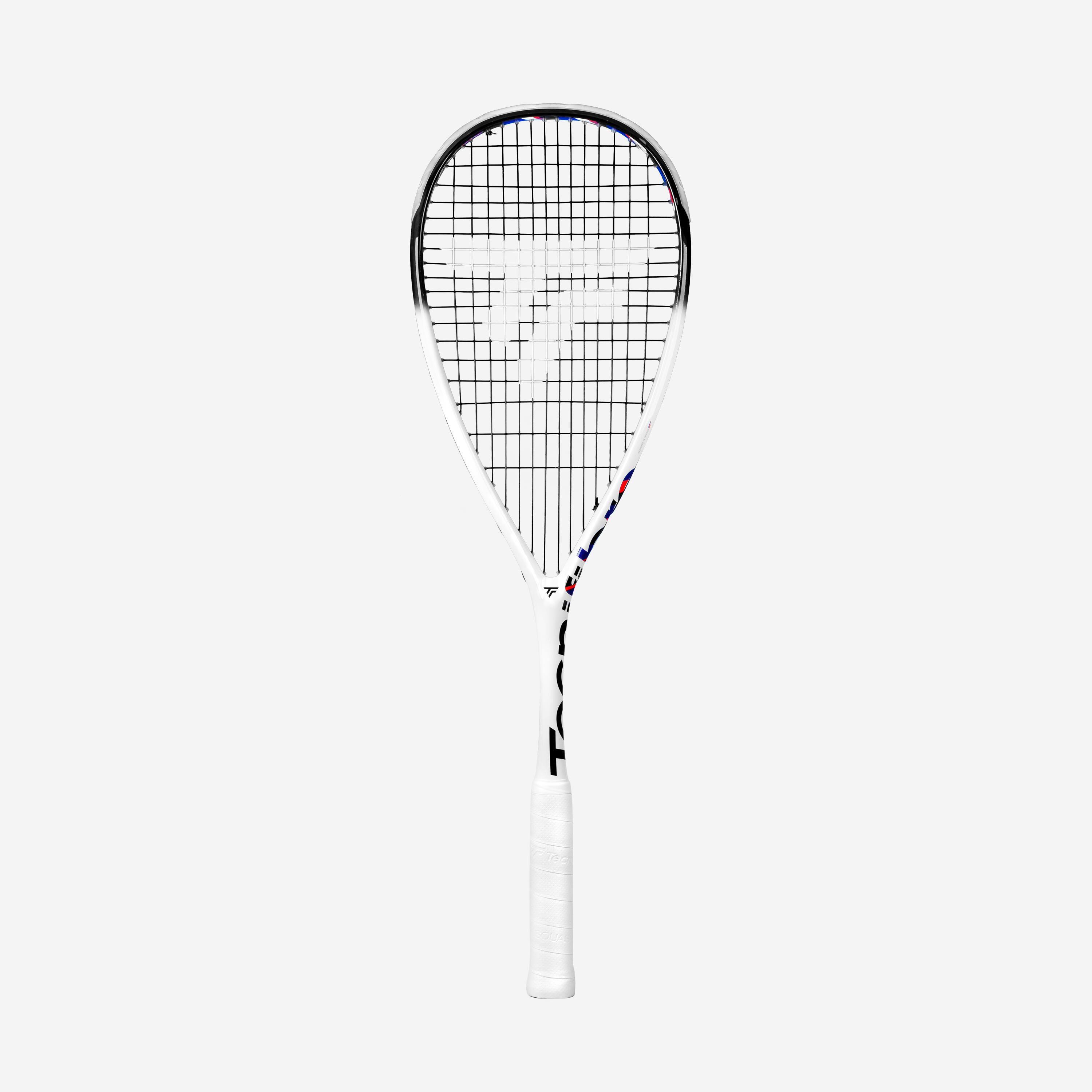 Racchetta squash adulto Tecnifibre CARBOFLEX TEAM 130 bianco-nero