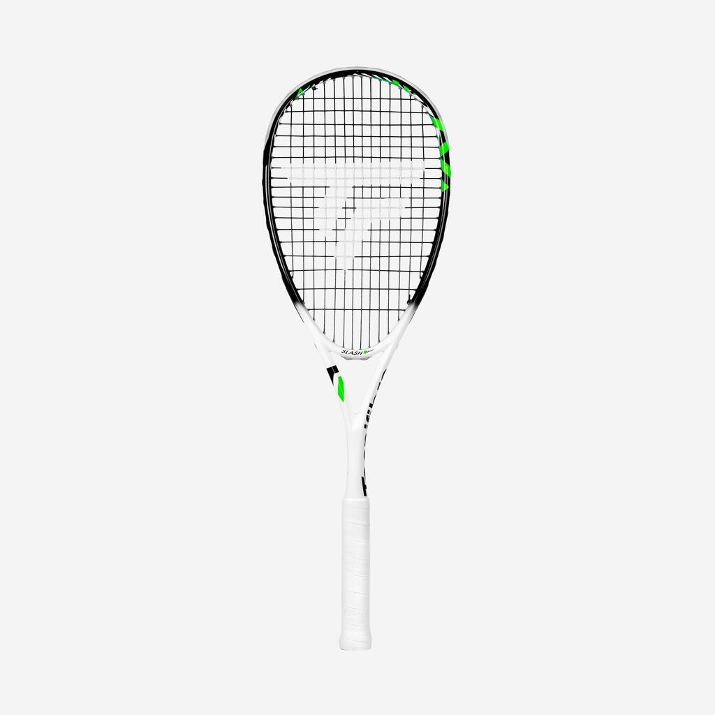 Ρακέτα Σκουός Slash Team 130 - Λευκή/Μαύρη/Πράσινη