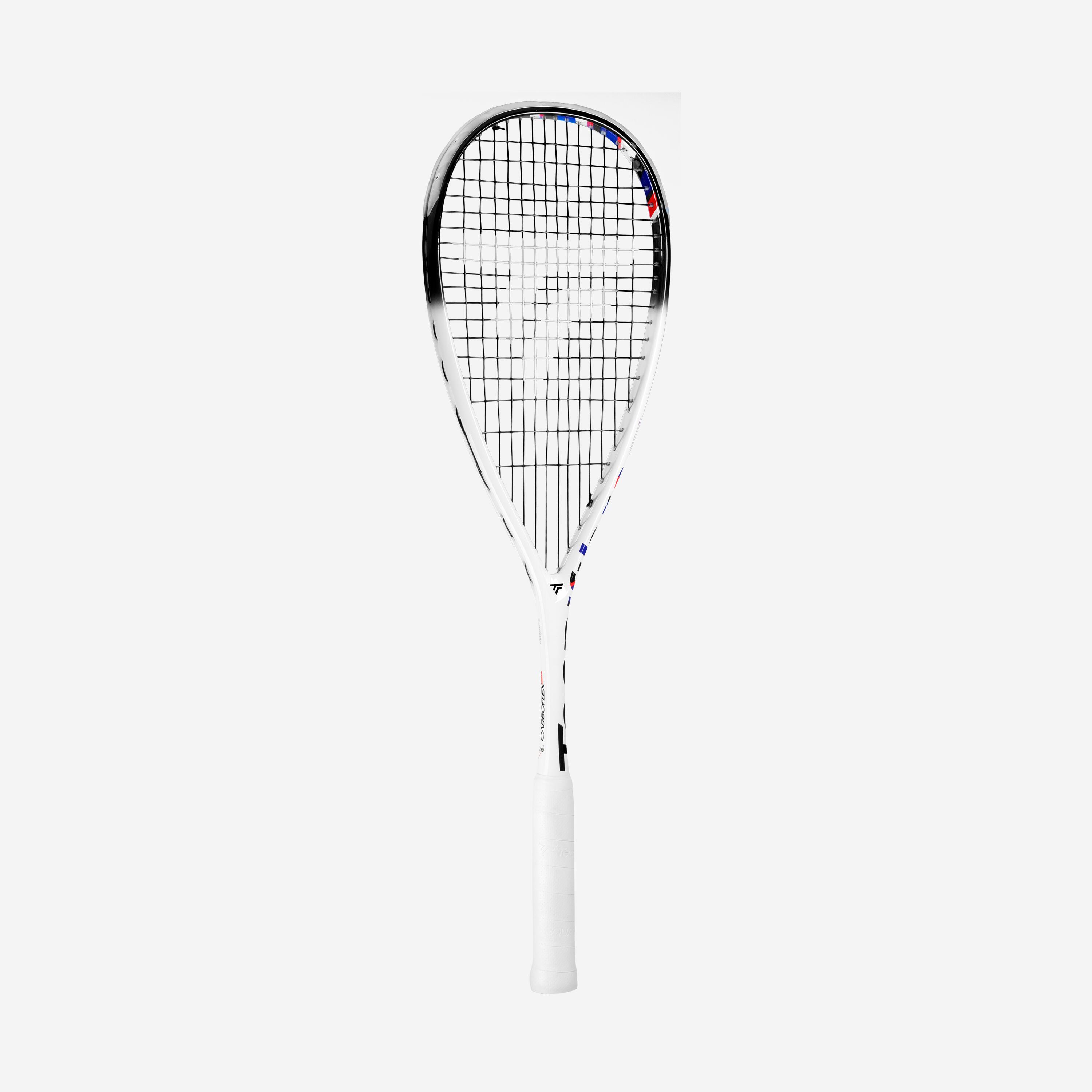 Racchetta squash adulto Tecnifibre CARBOFLEX TEAM 130 bianco-nero 2/4