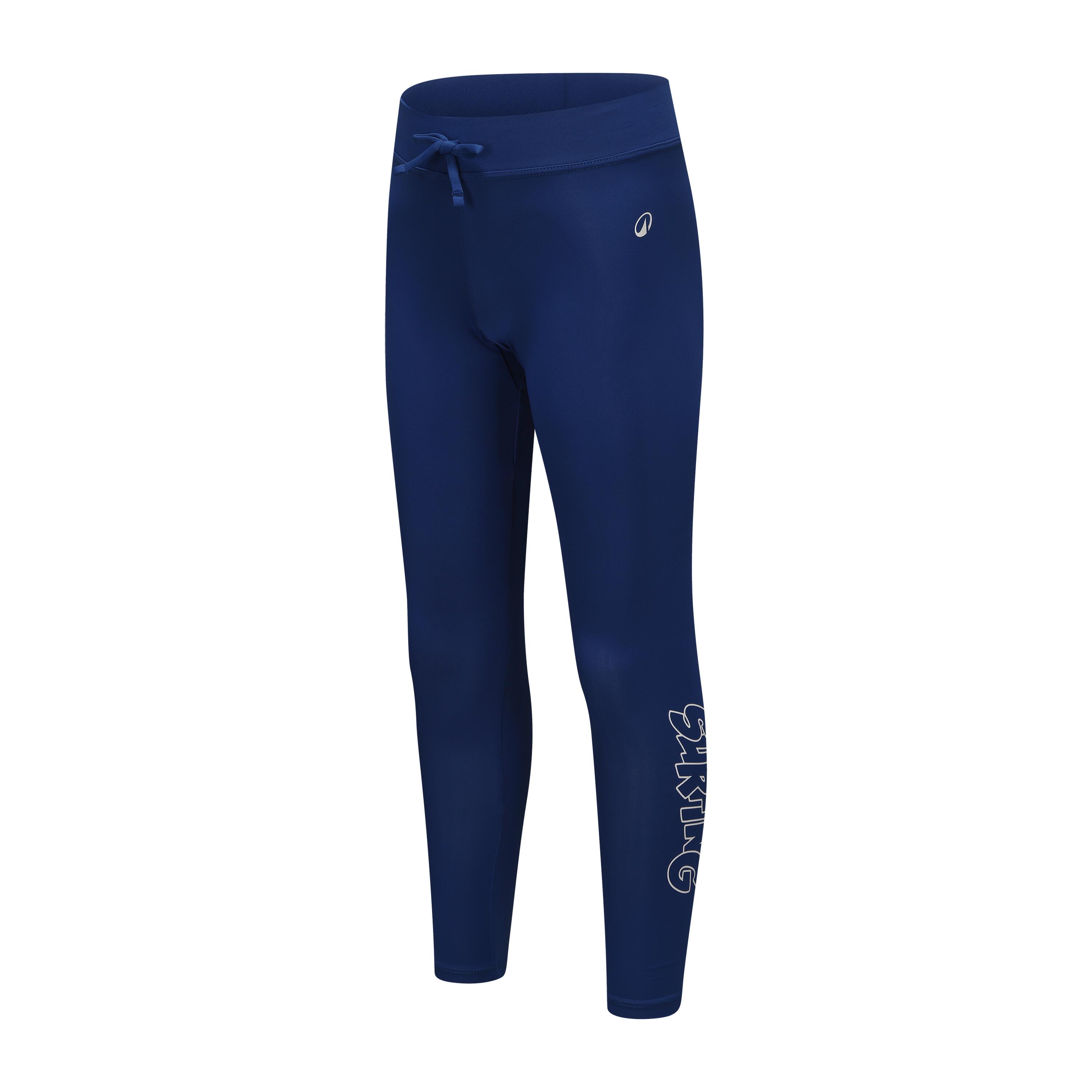 Kids’ surfing UV LEGGINGS 500 BLUE