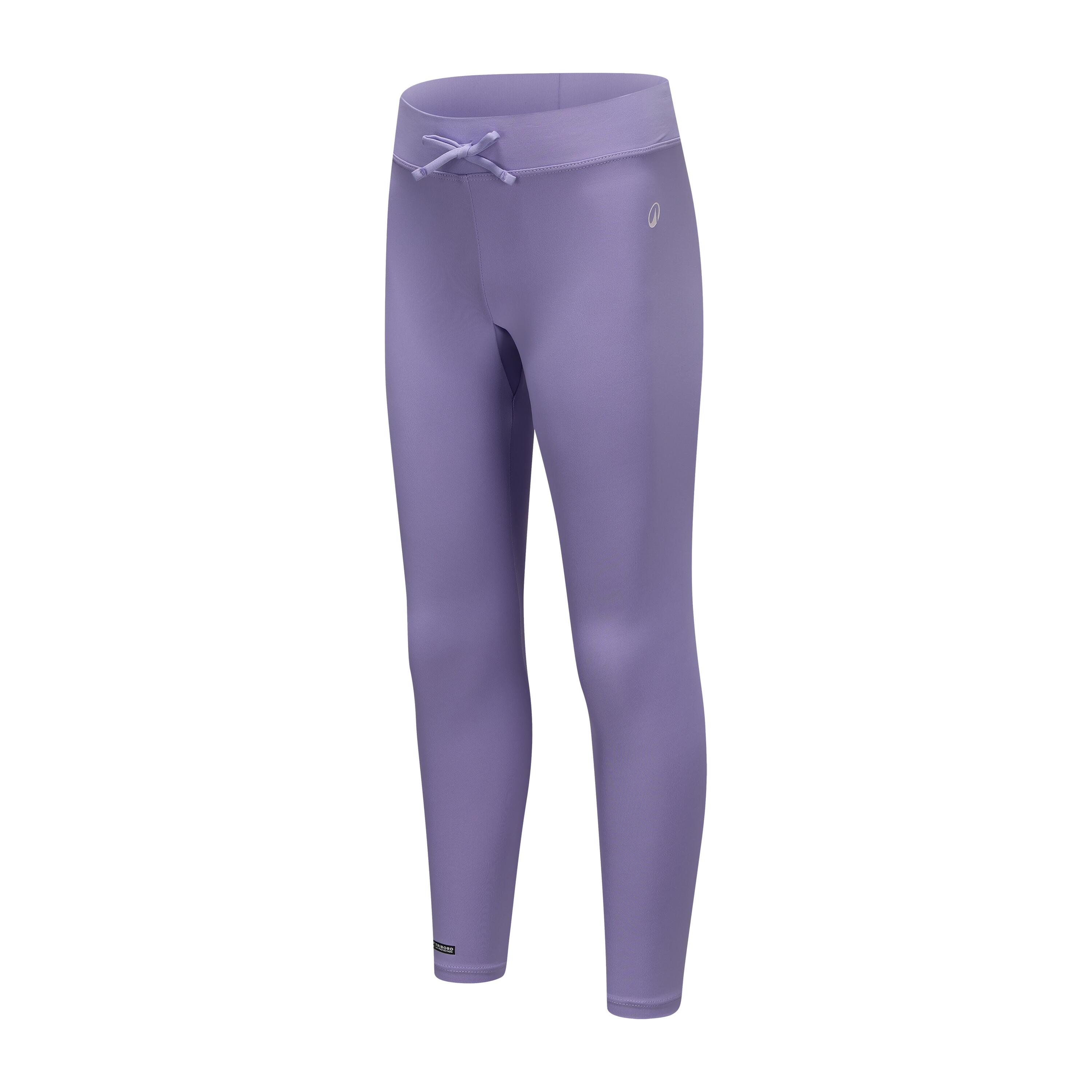 Kids’ surfing UV LEGGINGS 500 Purple