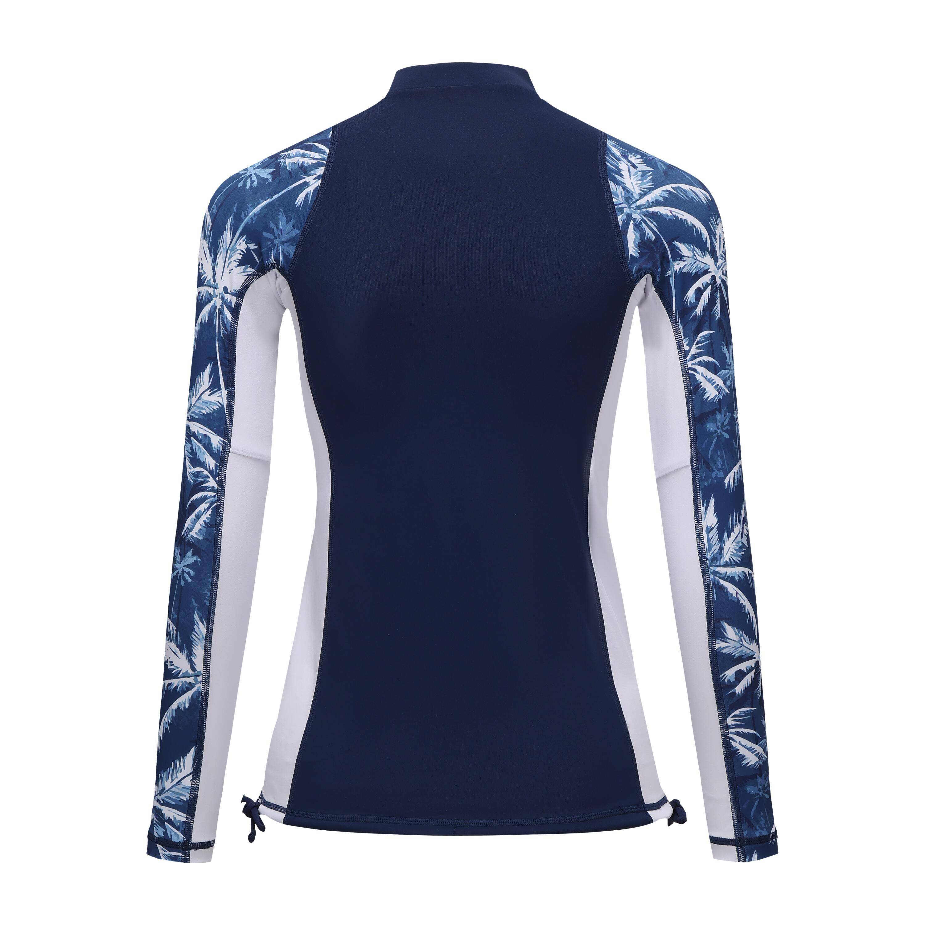 Women’s long sleeve UV-protection t-shirt - PALM BLUE -  3