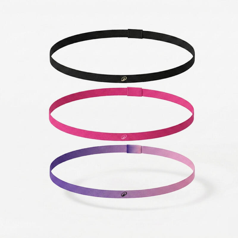 Set de 3 bentițe pentru păr unisex