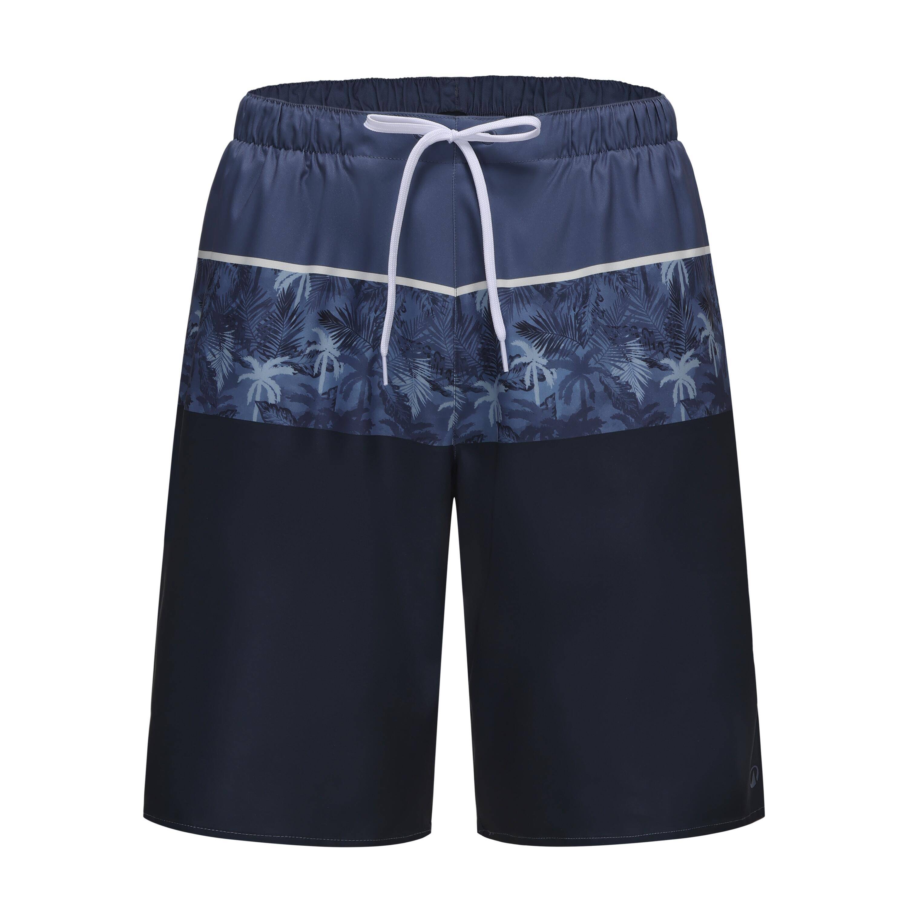 Men's surfing boardshorts NAVY PALM -  2