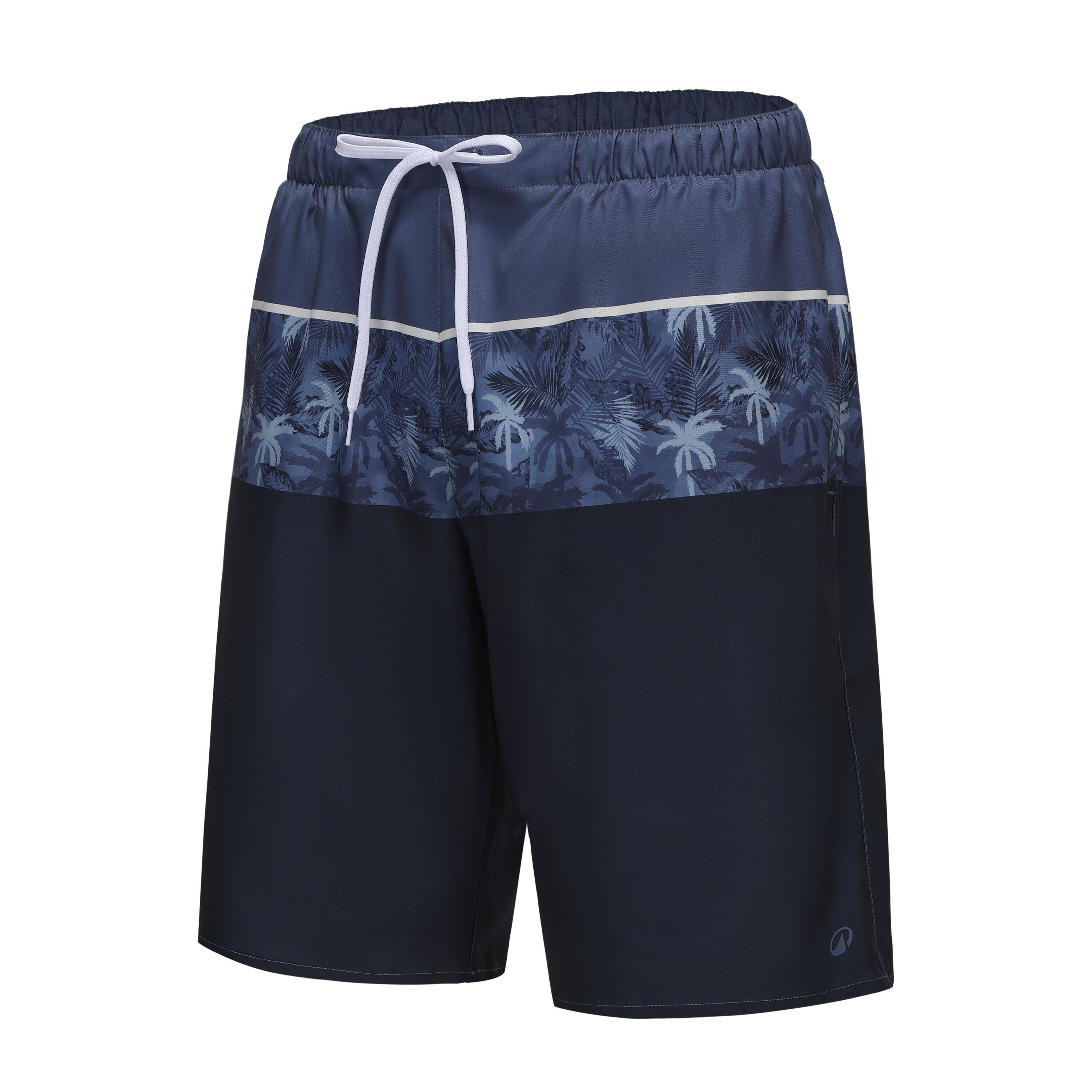 Men's surfing boardshorts NAVY PALM -  1
