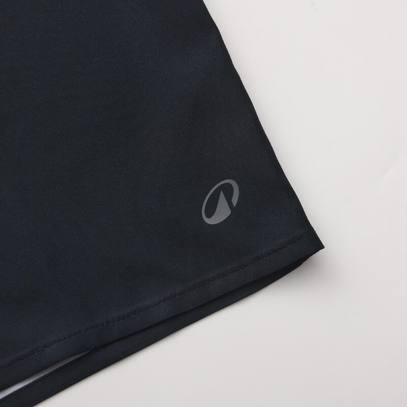 Erkek Uzun 20" Deniz Şortu/Boardshort - Siyah - SBS 100