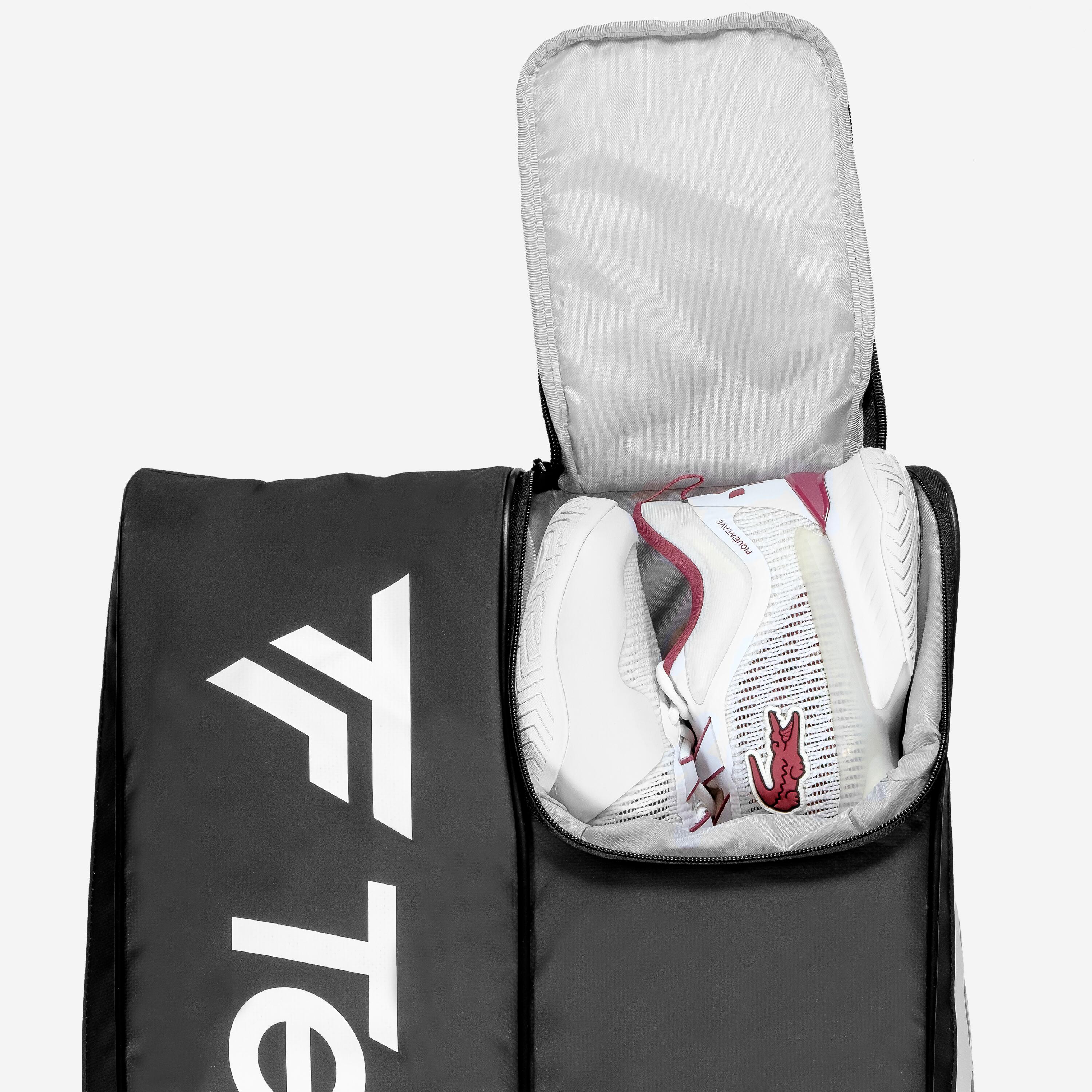 Saco de ténis 12 raquetes, Tecnifibre endurance 12R branco 4/4