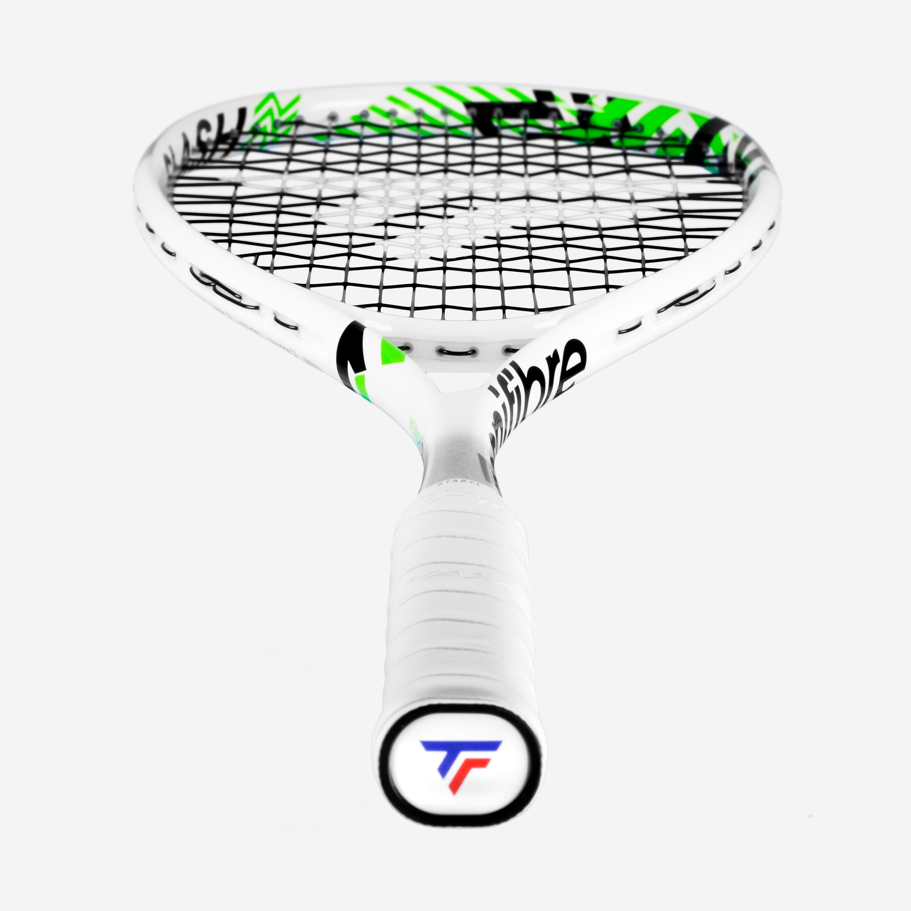 Raquete de squash 135g, Tecnifibre slash 135 power xtop branco cinzento verde 3/3