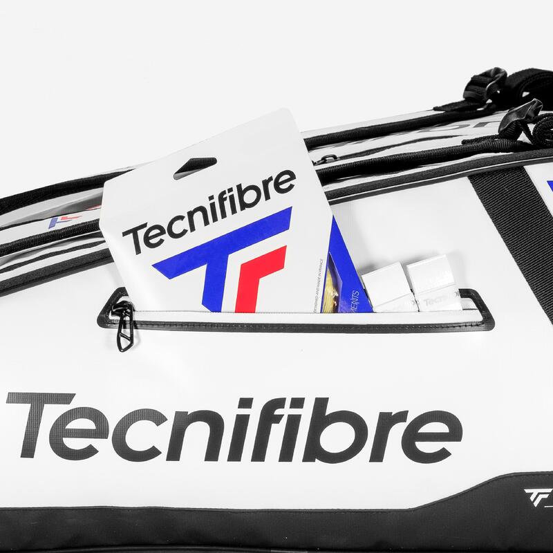 Geantă de tenis 12 rachete, Tecnifibre endurance 12R alb