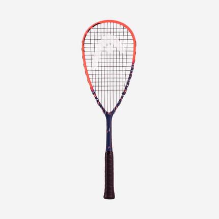 Raquette de squash graphite aluminium, Head cyber tour 160g bleu rouge