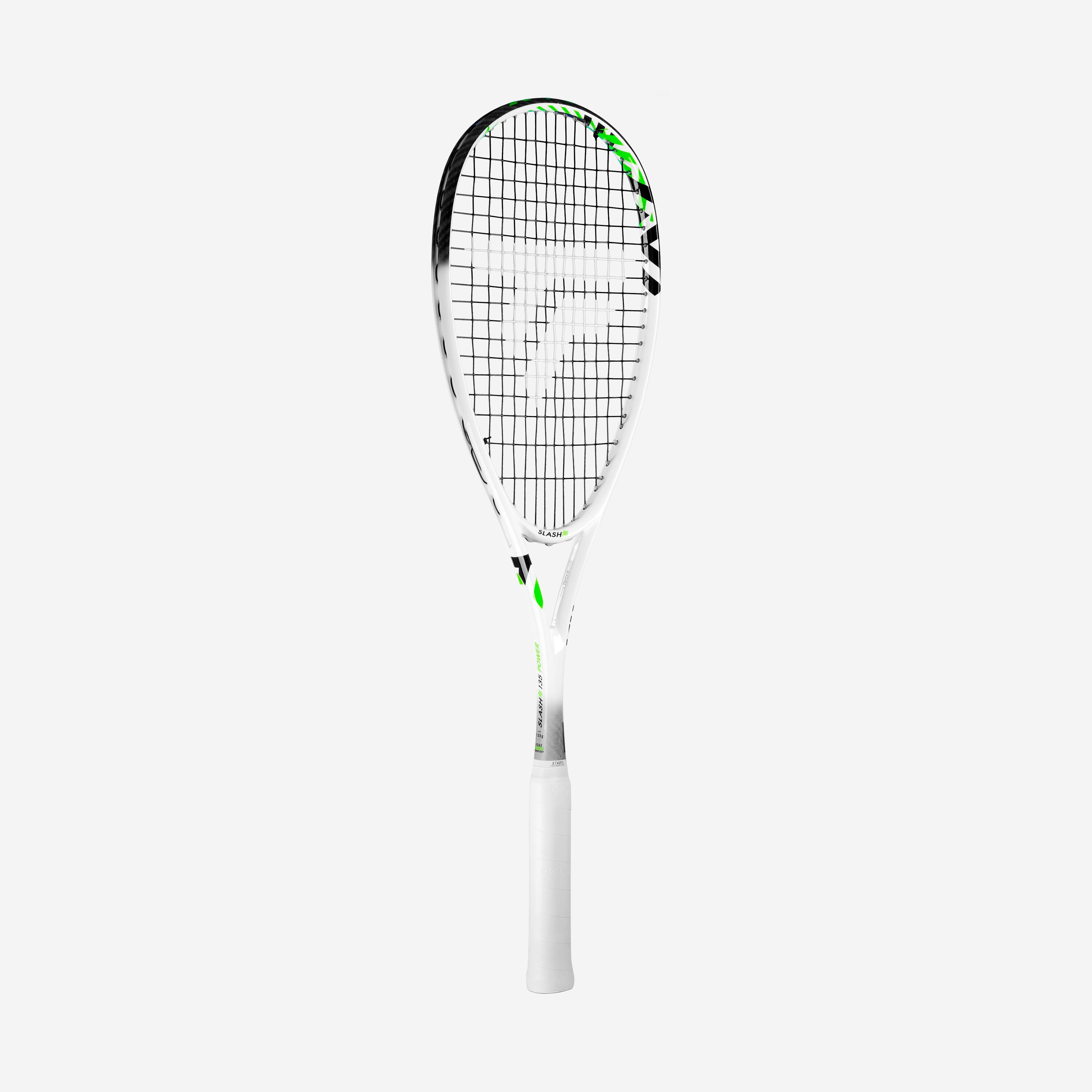 Raquete de squash 135g, Tecnifibre slash 135 power xtop branco cinzento verde 2/3