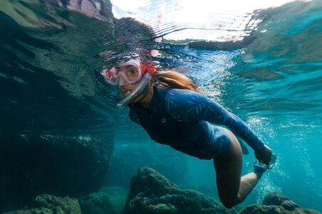 Топ жіночий для снорклінгу неопреновий з довгими рукавами 1,5 мм Yulex