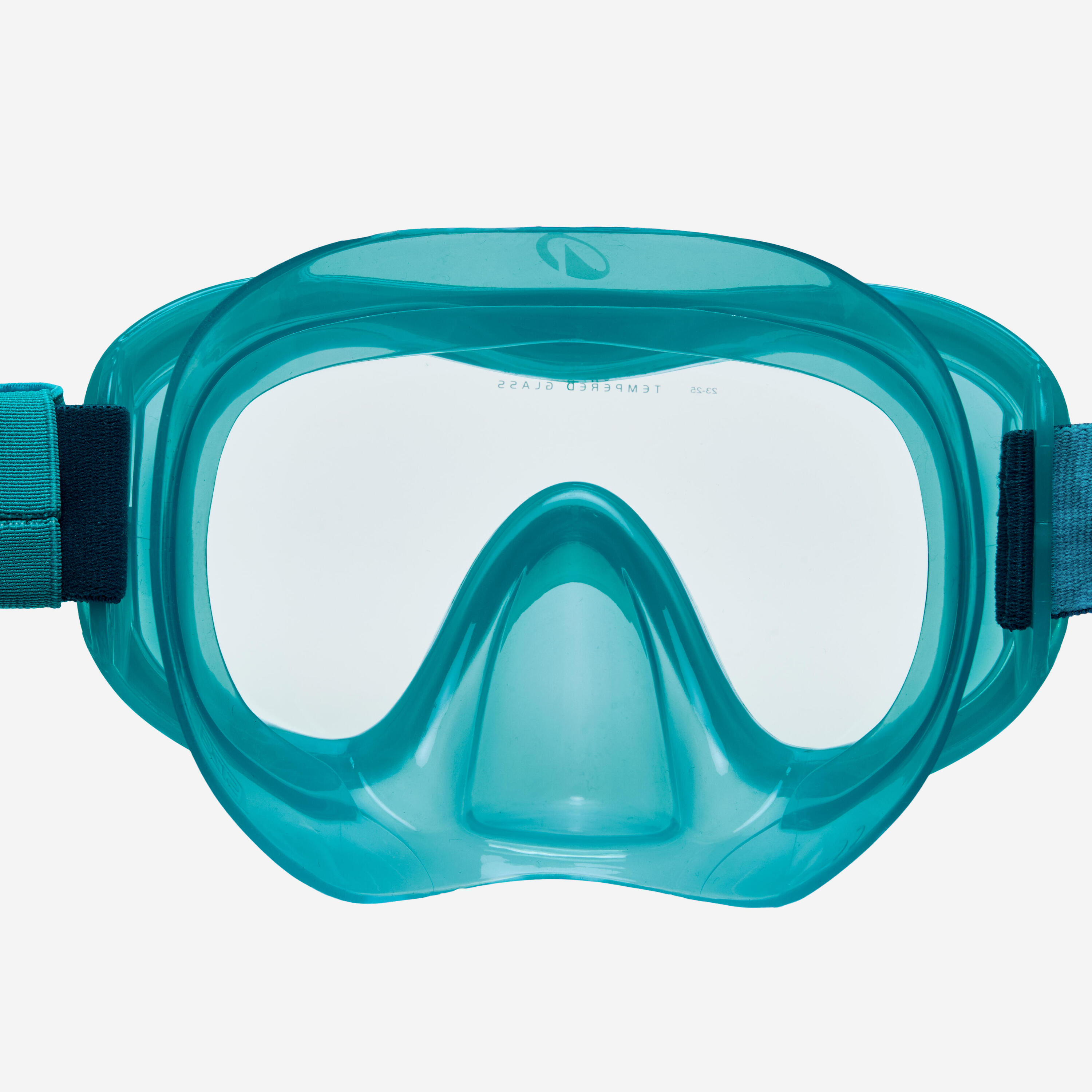 Kit snorkeling maschera antiappannante adulto COMFORT DRYTOP 100 azzurro 2/11