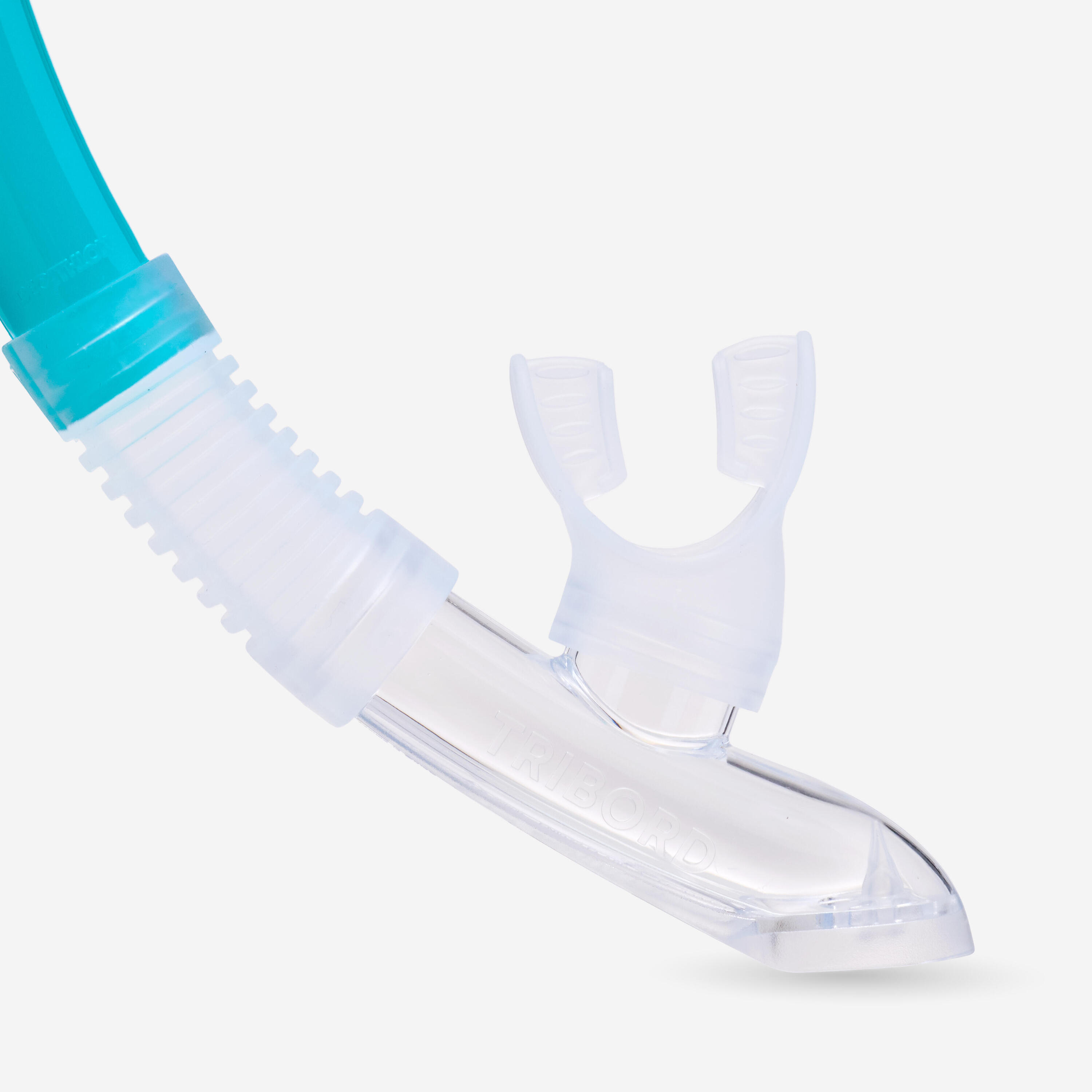 Kit snorkeling maschera antiappannante adulto COMFORT DRYTOP 100 azzurro 5/11