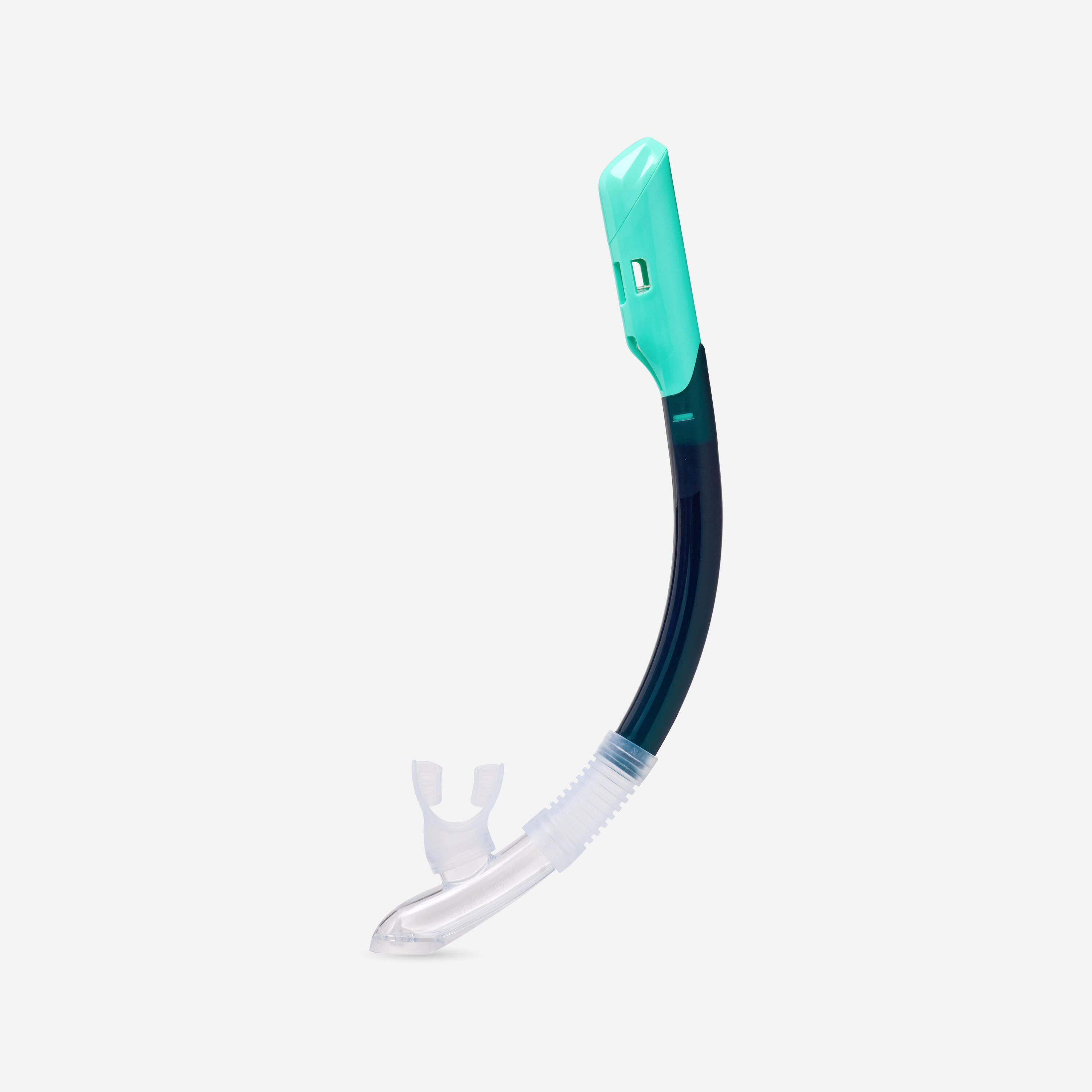 Kit de snorkeling masque ANTI-BUEE CONFORT tuba DRYTOP, 100 adulte Vert canard 4/12