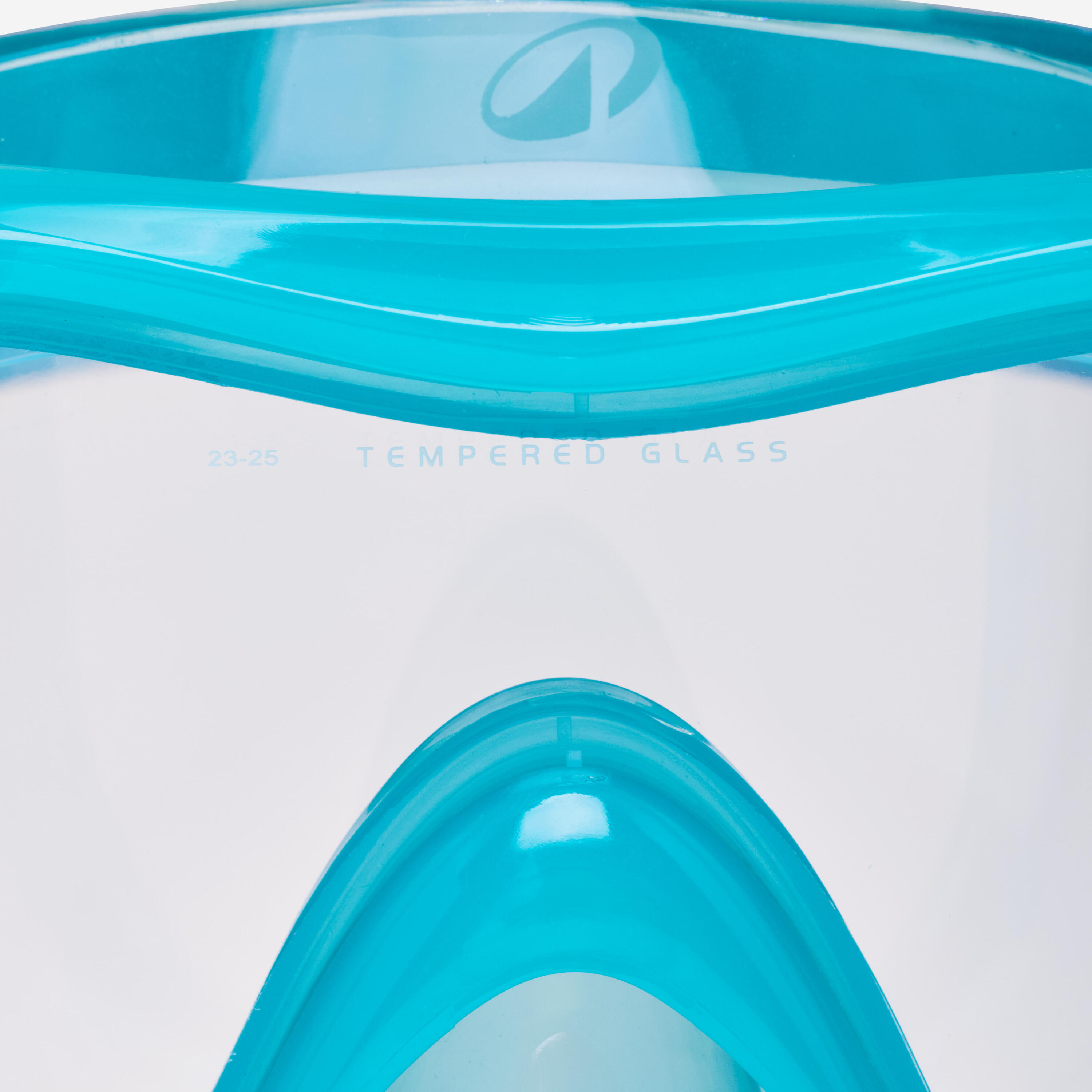 Kit snorkeling maschera antiappannante adulto COMFORT DRYTOP 100 azzurro 8/11