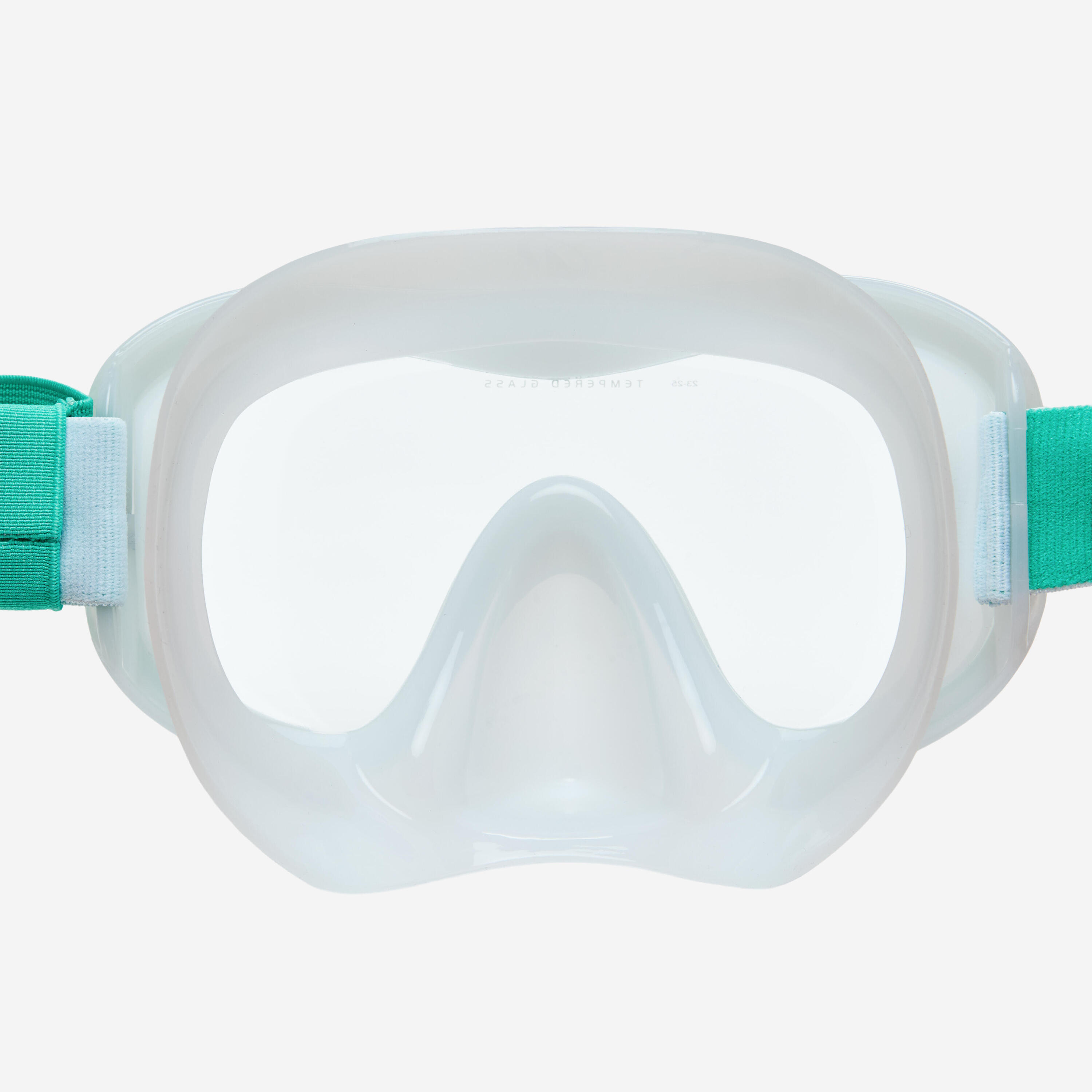 Kit snorkeling maschera boccaglio COMFORT DRYTOP 100 bambini bianco 2/13