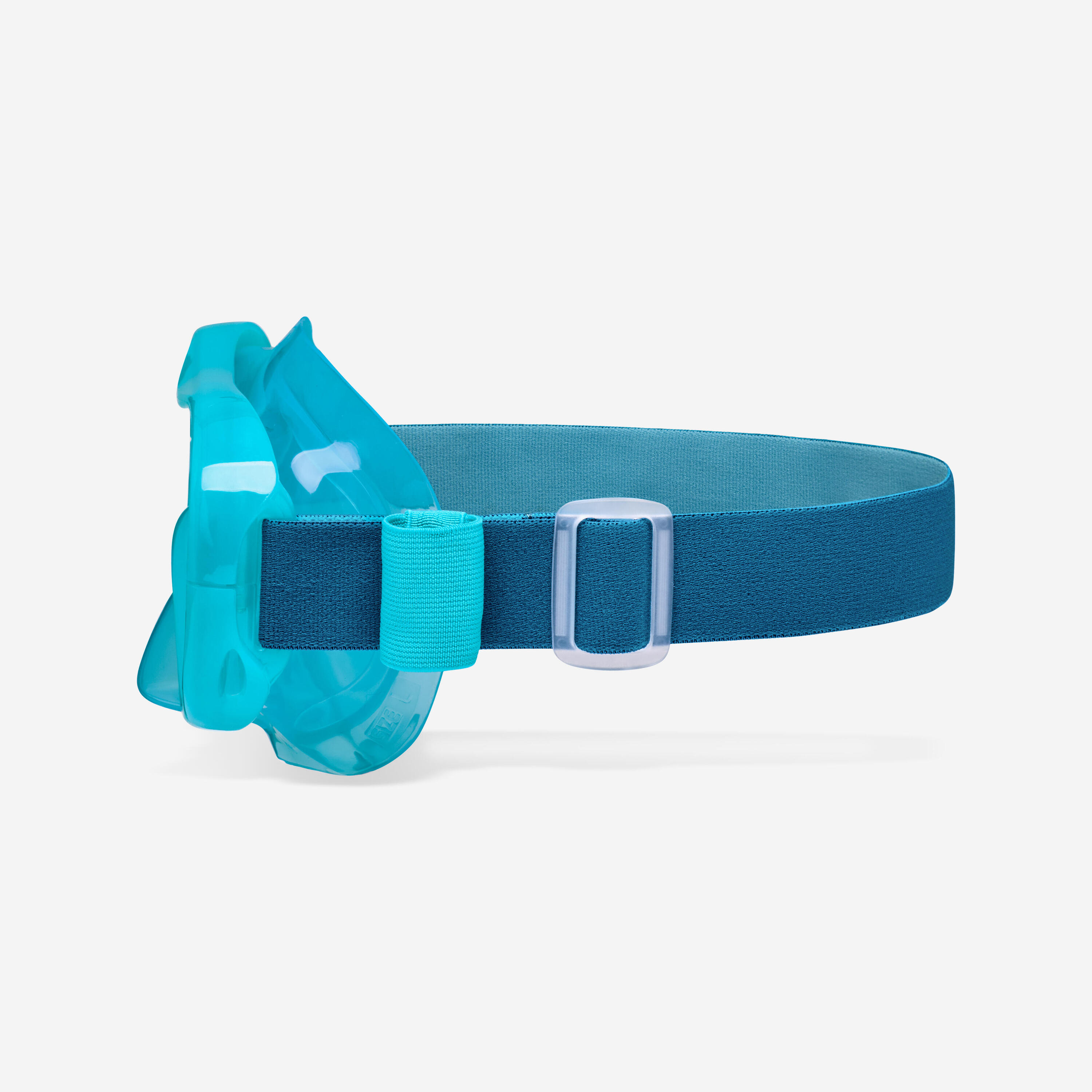 Kit snorkeling maschera antiappannante adulto COMFORT DRYTOP 100 azzurro 9/11