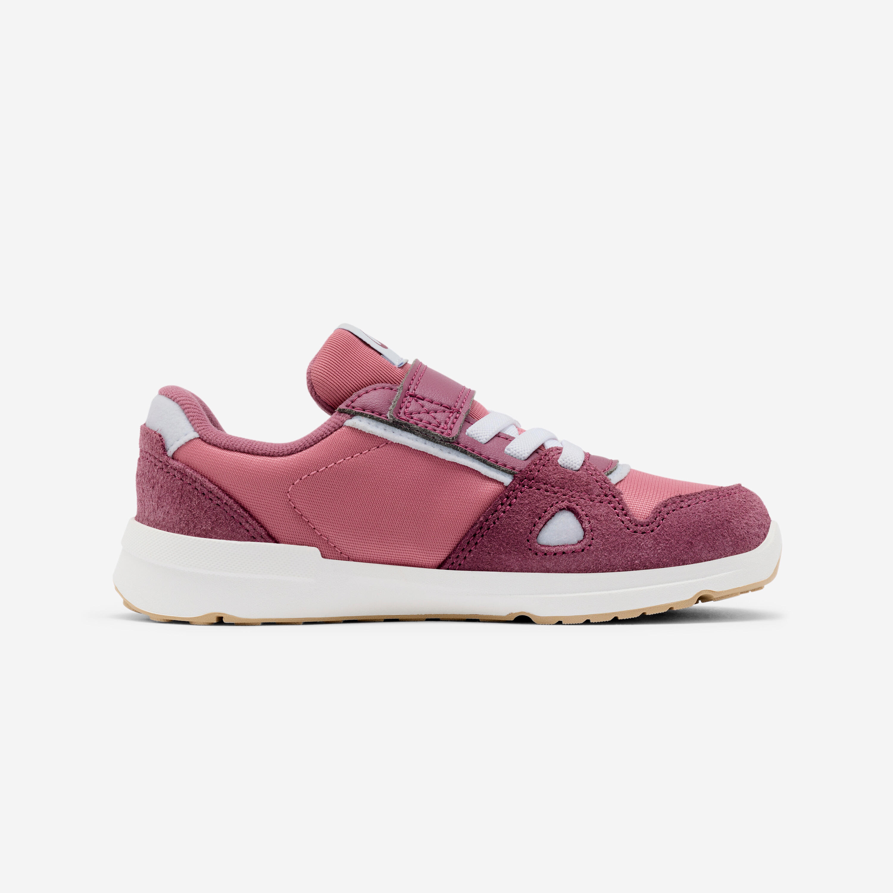 Scarpe da ginnastica bambino barefoot cuoio e mesh lilla-rosa dal 24 al 28 5/6
