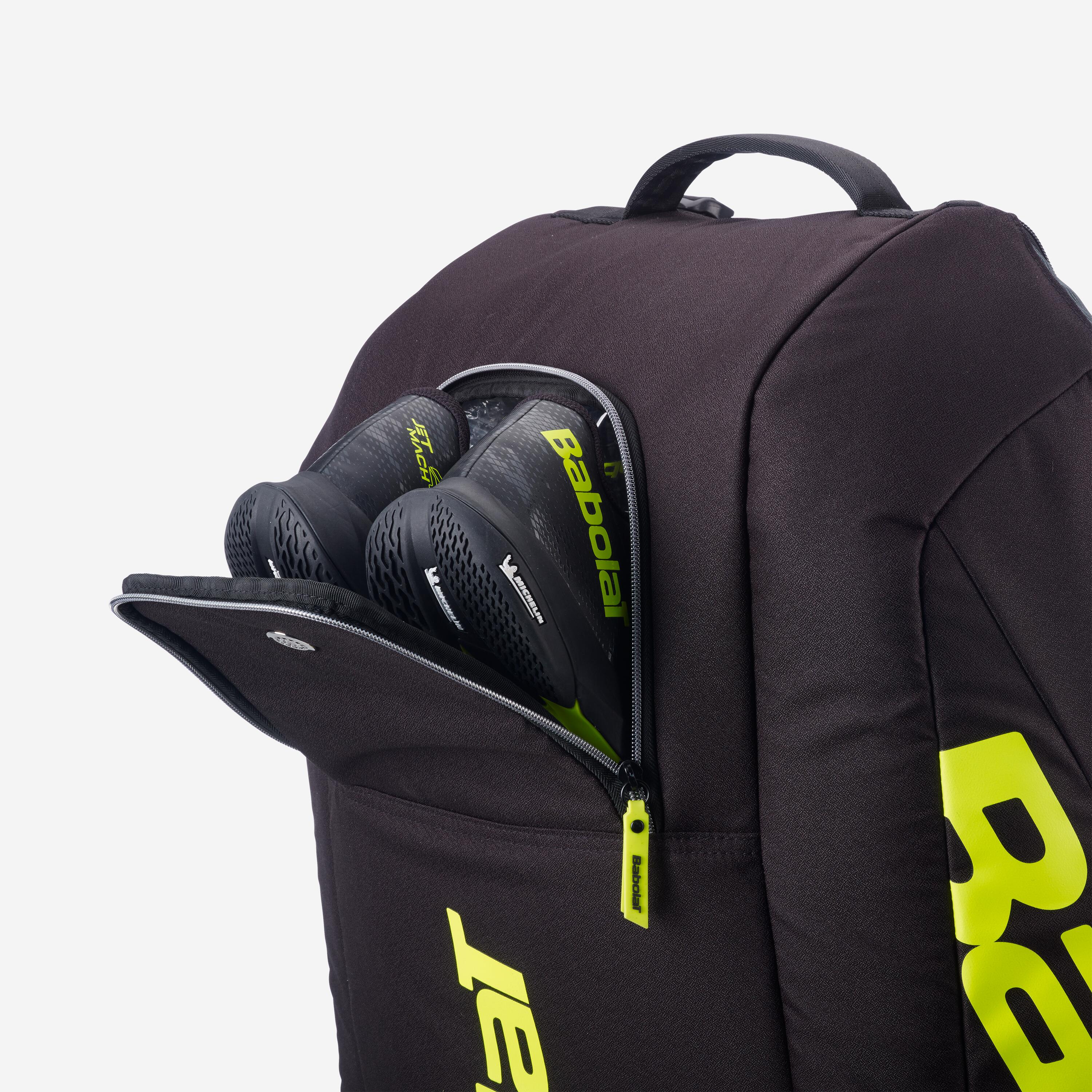 Sac de tennis 12 raquettes, Rh x12 gen 10 gris vert 3/5