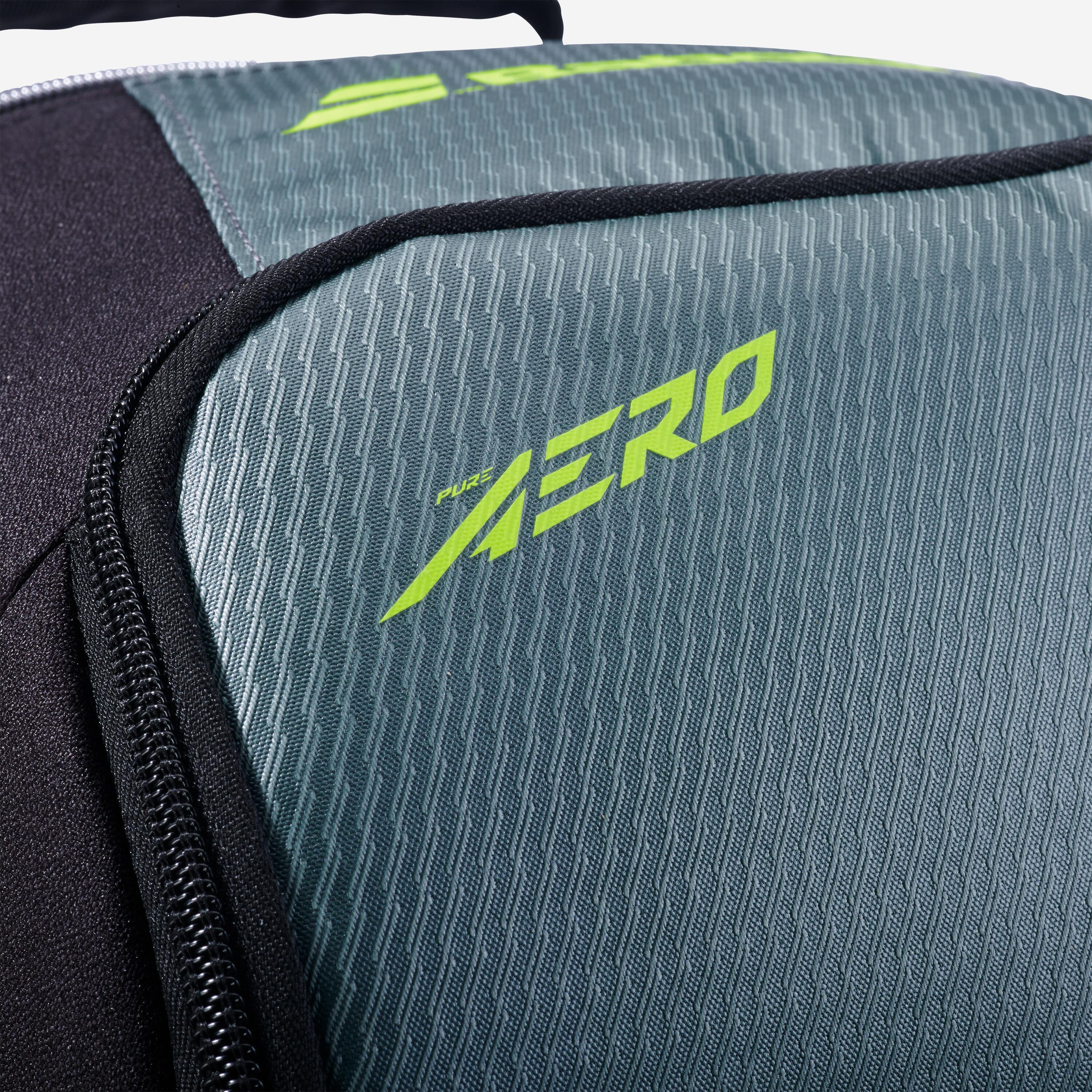Tennisrugzak Pure Aero 40 L zwart/grijs/geel 3/4