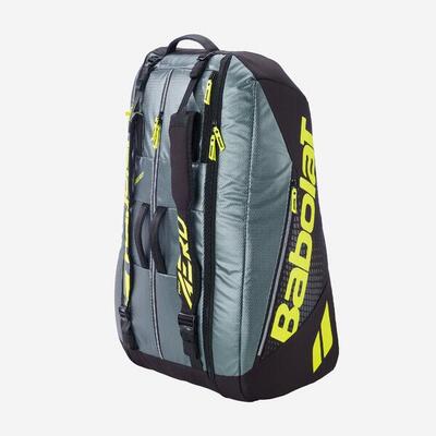 Borsa tennis Babolat RH X12 GEN 10 12 racchette grigio-verde