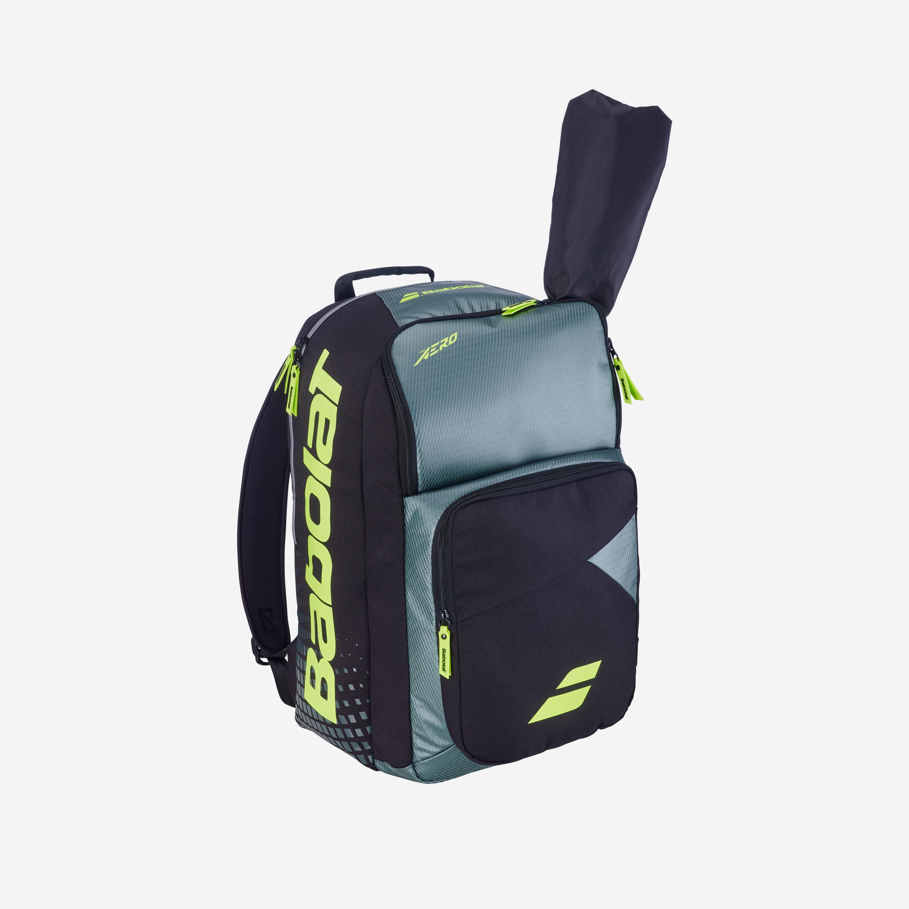 Tennisrugzak Pure Aero 40 L zwart/grijs/geel 4/4